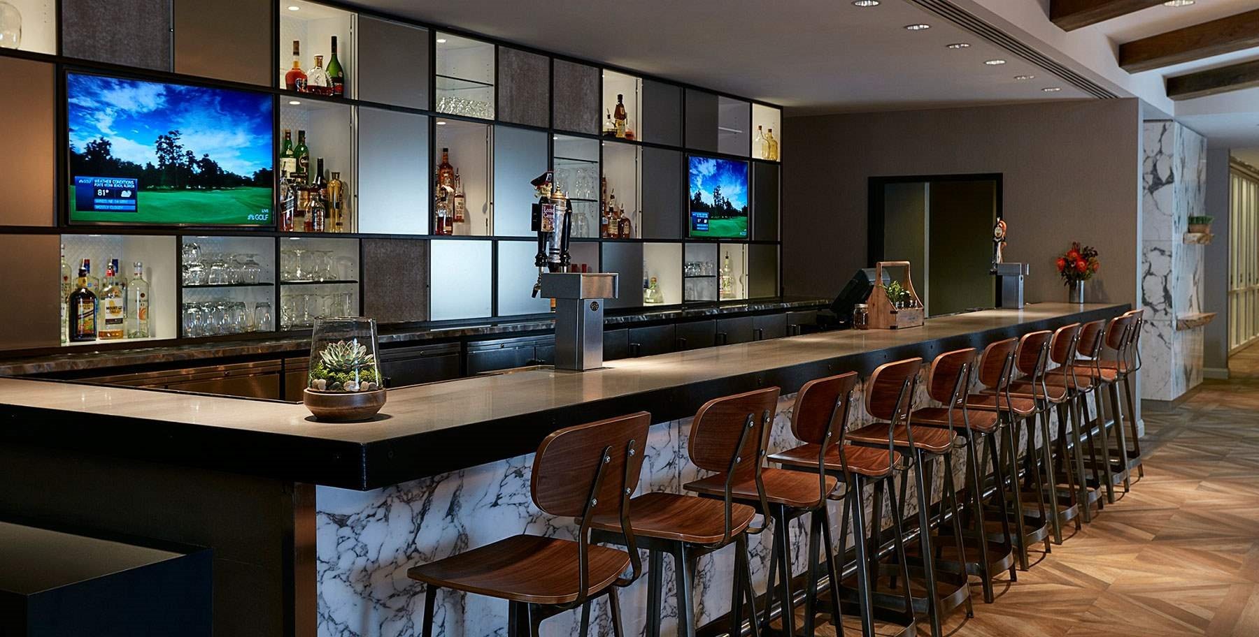 Bar seating at Coopers Mill