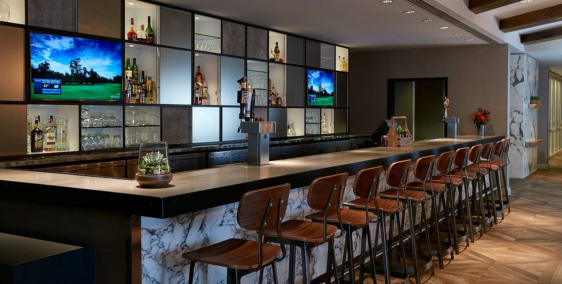 Bar seating at Coopers Mill